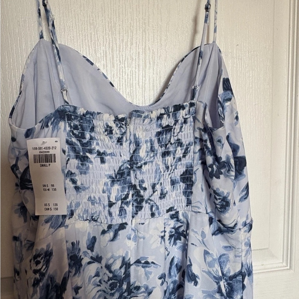 Abercrombie & Fitch woman's dress small petite Floral Maxi Dress nwt - Picture 2 of 8